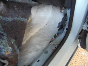 Narcotics hidden in the floorboards.