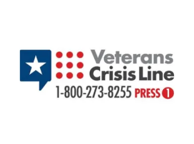 Veterans Crisis Line: 1-800-273-8255, Press 1