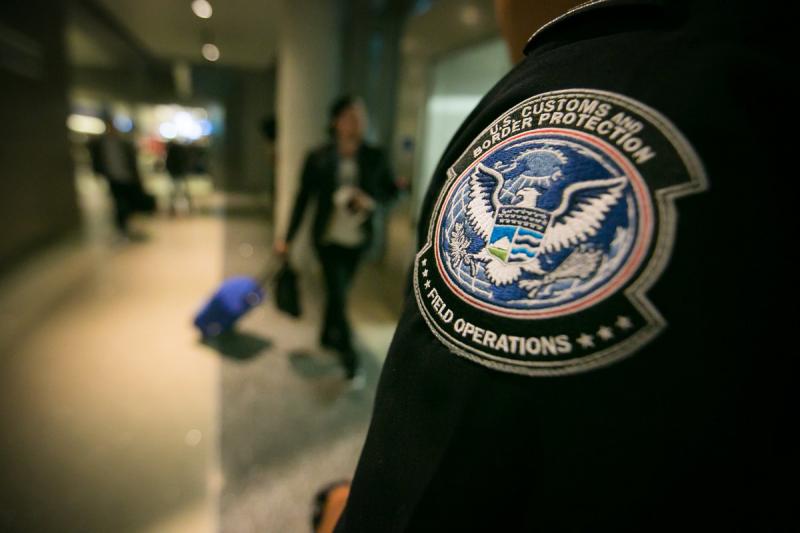 Customs and Border Protection officers and facial comparison technology identify a Minnesota man as an impostor to his brother’s passport on December 28, 2020 at Washington Dulles International Airport. (CBP File Photo)